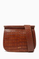 Sylvia 2 Crossbody Bag in Crocodile-Print Leather Sylvia 2 Crossbody Bag in Crocodile-Print Leather
