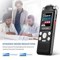 Professional Voice Activated Digital Audio Voice Recorder 8GB 16GB 32G Noise Cancelling Recording PCM Support OTG WAV MP3 Player Lightinthebox - thumbnail