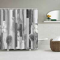 Shower Curtain Oil Painting Design Bathroom Decor Waterproof Fabric Shower Curtain Set with12 Pack Plastic Hooks miniinthebox - thumbnail