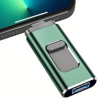 Flash Drive 128 GB For IPhone Thumb Drives USB Memory Stick High Speed Jump DrivePhoto Stick External Storage For IPhone/iPad/Android/PC miniinthebox - thumbnail