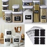 Sets Chalkboard Blackboard Chalk Board Stickers Craft Kitchen Jar Labels Authenticity Guarantee miniinthebox