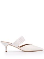 Malone Souliers Maisie 45mm pointed toe mules - White - thumbnail