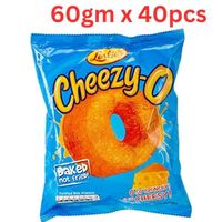 Leslies Cheezy-O, 60 Gm Pack Of 40 (UAE Delivery Only)