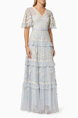Francine Floral Gown in Tulle Francine Floral Gown in Tulle