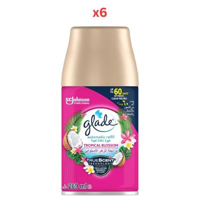 Glade Tropical Blossom Auto Refill 269 Ml Pack Of 6