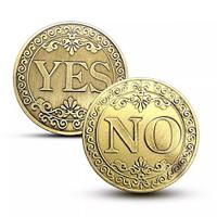 3 PCS Yes No Decision Coin Magic Coin Collection Good Luck Retro Bronze Wishing Lucky Coin Us Coin Lightinthebox