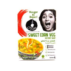 Chings Instant Sweet Corn Veg Soup 60gm