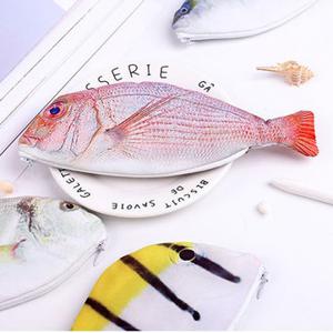 Simulation Sea Fish Pencil Bag