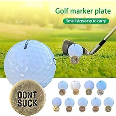 Funny Golf Ball Marker for Men Adult,Golf Gifts for Men or Him, Humor Golf Markers for Dad, Novelty Ball Christmas Xmas Valentine's Day Gift miniinthebox
