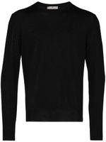 Canali merino wool jumper - Black - thumbnail