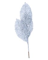 Homesmiths Christmas Branch Glitter Vein Leaf 79cm
