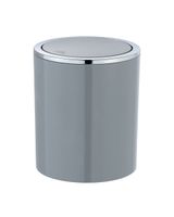 Wenko Swing Cover Bin Inca Grey 2L