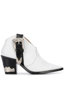 Toga Pulla buckled cowboy boots - White