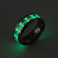 Luminous Skulls Titanium Steel Ring