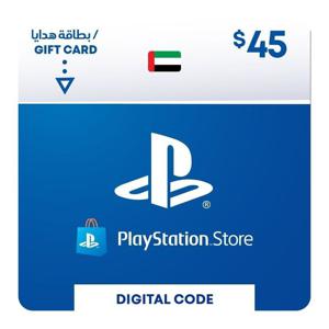 Sony PSN PlayStation Network Wallet Top Up 45 USD - (UAE) (Digital Code)
