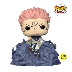 Funko Pop! Deluxe Animation Jujutsu Kaisen Sukuna 5-Inch Vinyl Figure (Glows in The Dark)