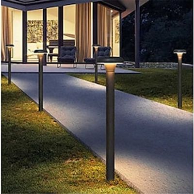 Outdoor Aisle Lights Warm White Modern Street Light Outdoor Waterproof, Perfect Solar Light for Backyard, Lawn, Driveway, Walkway, Garden Decoration. Lightinthebox