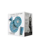 Laurie Gates Tallulah 16 Pieces Dinnerware Set Embossed