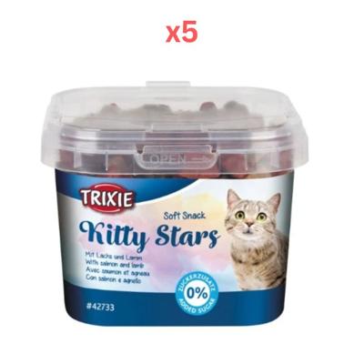 Trixie Soft Snack Kitty Stars Cat Treats 140G (Pack of 5)