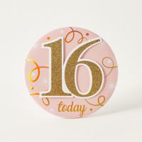 Age 16 Party Jumbo Badge