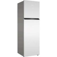 KROME 365L Gross Top Mount Double Door Refrigerator,Color Silver | KR-REF 365TS