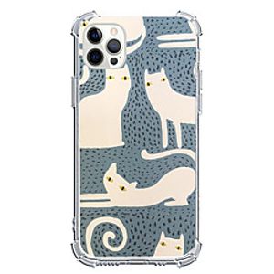 Cartoon Cat Phone Case For Apple iPhone 12 iPhone 11 iPhone 12 Pro Max Unique Design Protective Case Shockproof Back Cover TPU miniinthebox