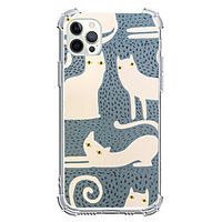 Cartoon Cat Phone Case For Apple iPhone 12 iPhone 11 iPhone 12 Pro Max Unique Design Protective Case Shockproof Back Cover TPU miniinthebox - thumbnail