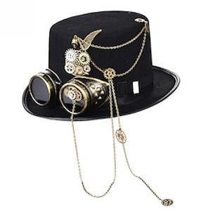 Plague Doctor Retro Vintage Punk  Gothic Steampunk Hat Masquerade Men's Women's Costume Vintage Cosplay Party Hat Masquerade miniinthebox