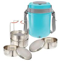 Milton Electron Stainless Steel Tiffin Box Set 1440ml Set Of 4 - Blue MT_EC_BU