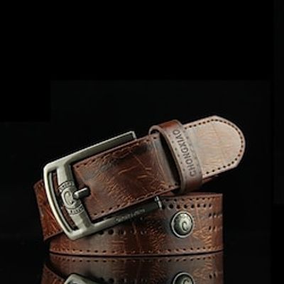 Men Belt Male Genuine Leather Belt Men Strap Belts For Men Automatic Buckle Black Men's Belts Cummerbunds cinturon hombre Lightinthebox