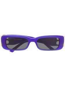 Balenciaga Eyewear rectangle-frame sunglasses - Blue