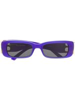 Balenciaga Eyewear rectangle-frame sunglasses - Blue