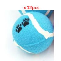 For Pet Tennis Ball For Dogs - Blue (Pack of 12)