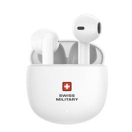 Swiss Military Victor 6 Truly Wireless Bluetooth In-Ear Earbuds White (SM-TWS-VICTOR6-WHI)