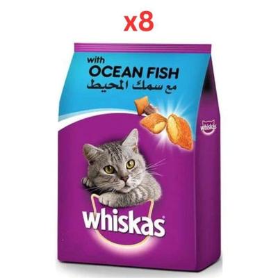Whiskas Adult Ocean Fish Dry Cat Food 480G (Pack of 8) Whiskas Adult Ocean Fish Dry Cat Food 480G (Pack of 8)