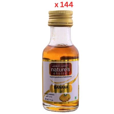 Natures Choice Banana Essence, 28 ml Pack Of 144 (UAE Delivery Only)