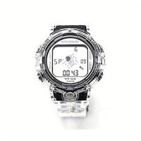 Women Men Kids Digital Watch Military Sports Tactical Wristwatch Luminous Calendar Date Week Waterproof ABS Watch miniinthebox - thumbnail