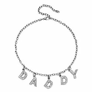 pingyongchang 1-2pcsset statement rainbow acrylic rhinestone letter choker angel daddy honey alphabet necklace harajuku colorful random color clavicle chain necklace for women girls (rdaddy) Lightinthebox