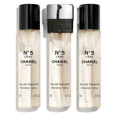 Chanel No 5 L'Eau (W) Edt 3X20Ml Refills