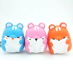 Squishy Squishies Squishy Toy Squeeze Toy / Sensory Toy Jumbo Squishies 3 pcs Hamster Stress and Anxiety Relief Slow Rising PU For Kid's Adults' Boys and Girls Gift Party Favor miniinthebox