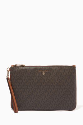 Large Slater 2-in-1 Pouch in Logo Canvas