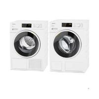 Miele 8 Kg W1 Front Load Washing Machine+ Miele 8 Kg T1 Heat Pump Dryer (MIE-11598210+12179550)