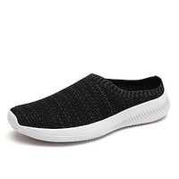 Men's Loafers  Slip-Ons Plus Size Flyknit Shoes Casual Daily Walking Shoes Knit Tissage Volant Breathable Black White Blue Summer Spring Lightinthebox - thumbnail