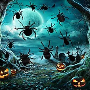 Halloween Spider Bat Scary Ghost Festival Window Party Decorated With Halloween Bat Stickers miniinthebox