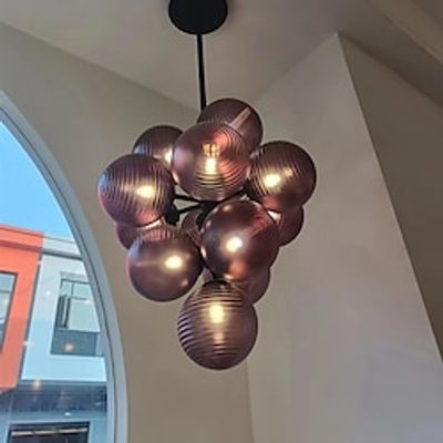 67 cm Dimmable Ceiling Lights Metal Geometrical Painted Finishes Modern 110-240 V Lightinthebox