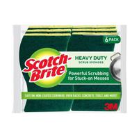 Scotch Brite Heavy Duty Sponge Scrub 1 x 6 Pc