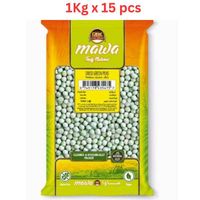 Mawa Dried Green Peas 1kg (Pack of 15)