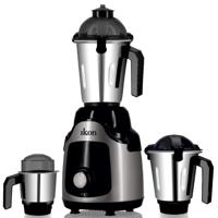 Ikon Mixer Grinder, 3 Jars, 850 W, Grey & Black, IK-IN785