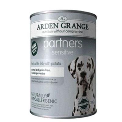 Arden Grange Partners Sensitive Wet Dog Food Box 24x395G Arden Grange Partners Sensitive Wet Dog Food Box 24x395G