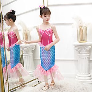 Girls' Dancing Dress Cute Tulle Satin Blue  pink Dress / Kid's miniinthebox